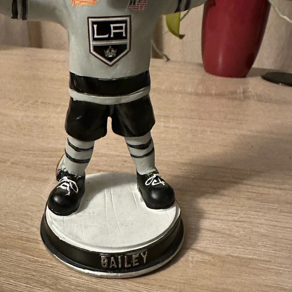 LA Kings Themed Bailey Party Mascot bobble Figurine - Gray - Picture 6 of 6
